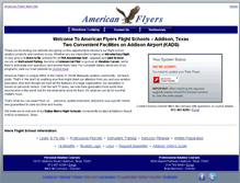 Tablet Screenshot of americanflyersdallas.net